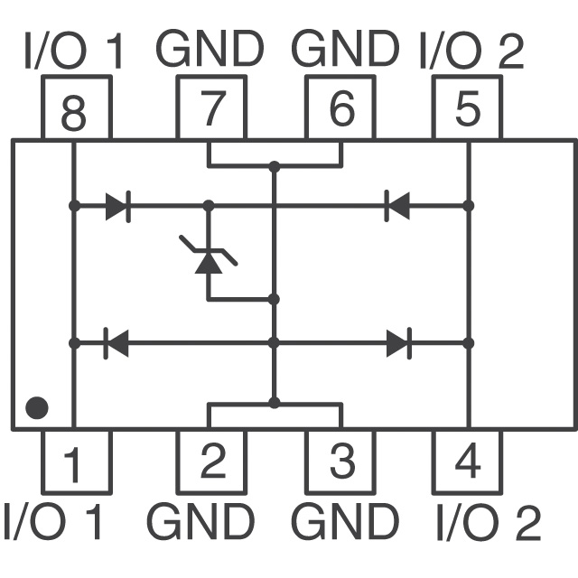 CDNBS08-PLC03-6 Bourns Inc. TVS - Dioden